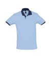 SOLS Prince - Polo à manches courtes - Homme (Bleu ciel/Bleu marine) - UTPC323