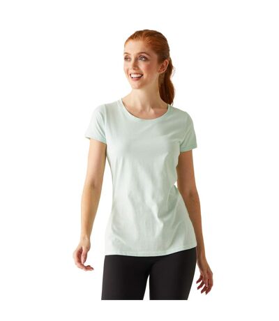 T-shirt Manches Courtes Carlie Femme Turquoise Délavé Regatta