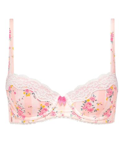 Soutien-gorge armatures rose Cabriole