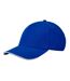 Casquette De Baseball Earthaware Classic Bleu Roi Vif Blanc Beechfield-2