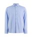 Chemise Manches Longues Homme Bleu Clair Chiné Kustom Kit-1