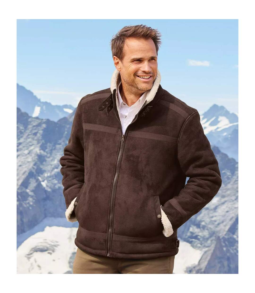Veste homme marron Atlas For Men-2