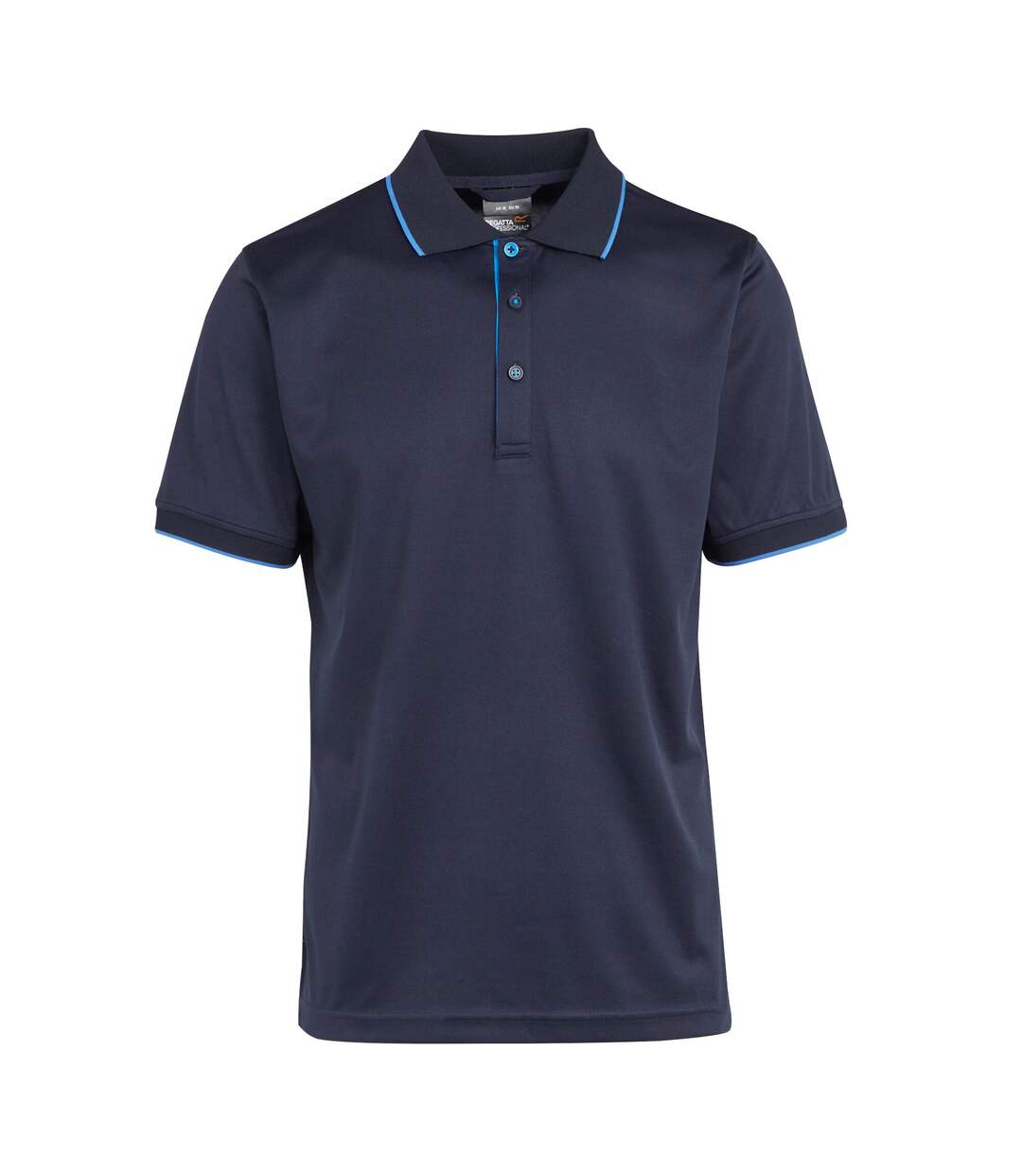 Mens navigate short-sleeved polo shirt navy/french navy Regatta-1