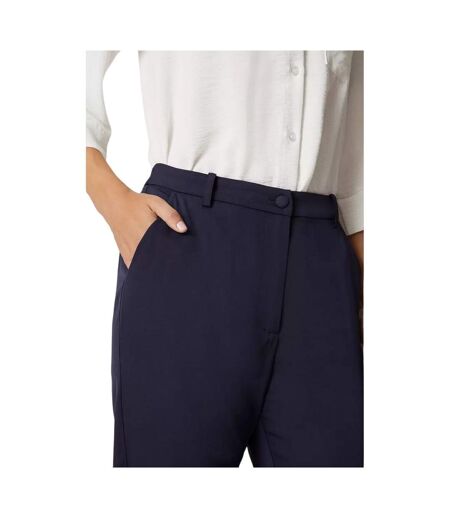 Principles Womens/Ladies High Waist Tapered Pants (Navy) - UTDH6197