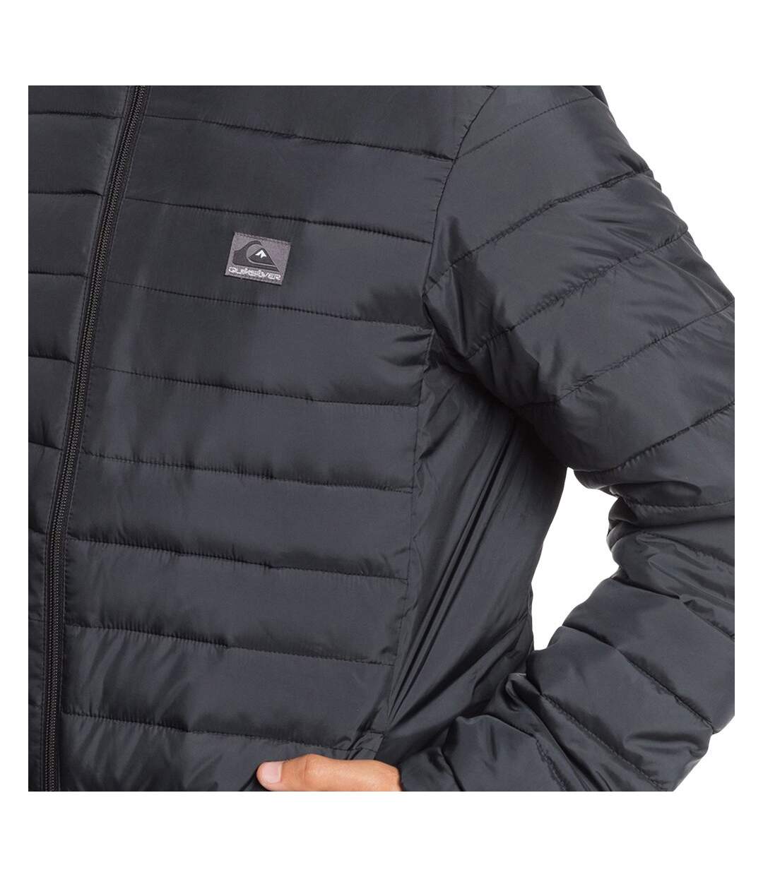 Doudoune Noir Homme Quiksilver Scaly Full Zip