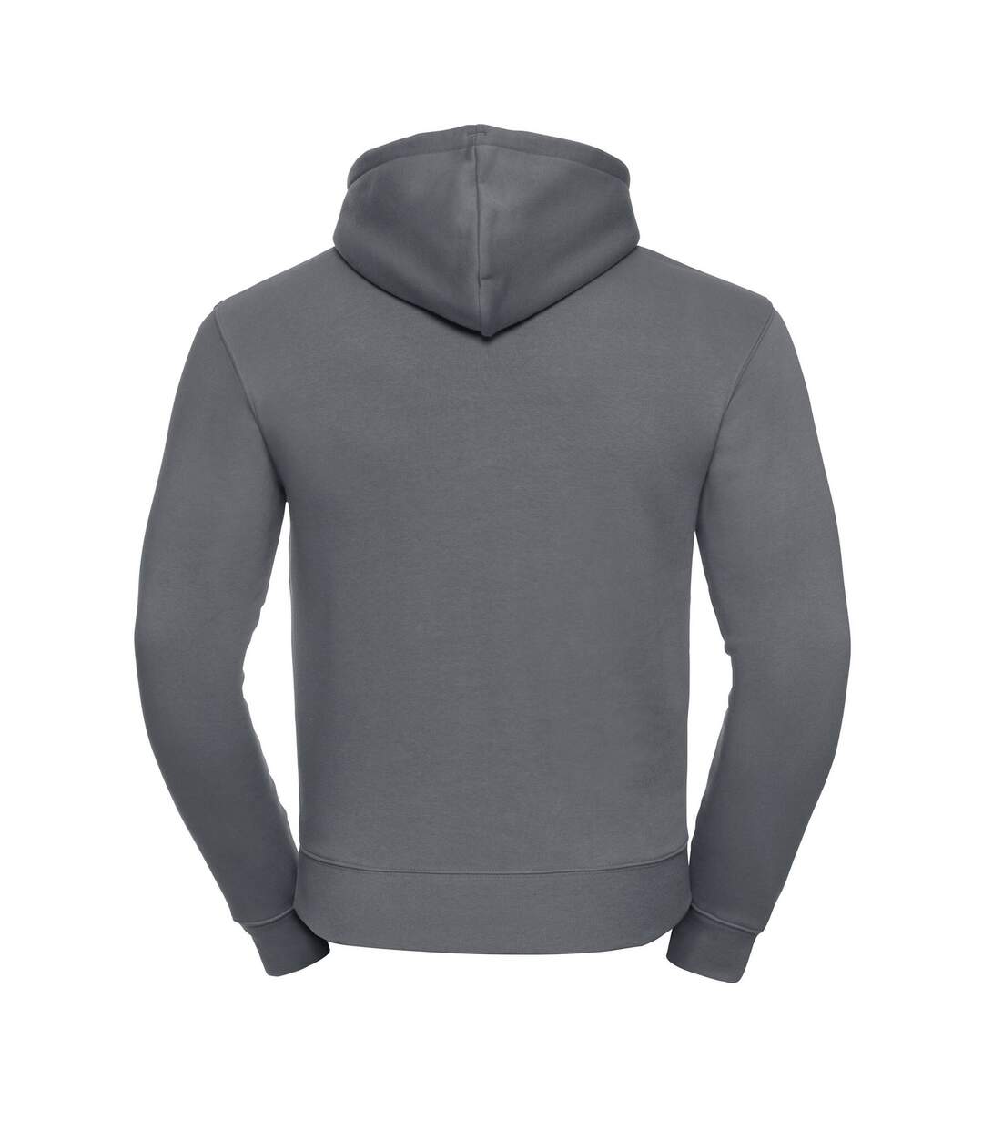 Sweat À Capuche Authentic Homme Gris Foncé Uni Russell-2