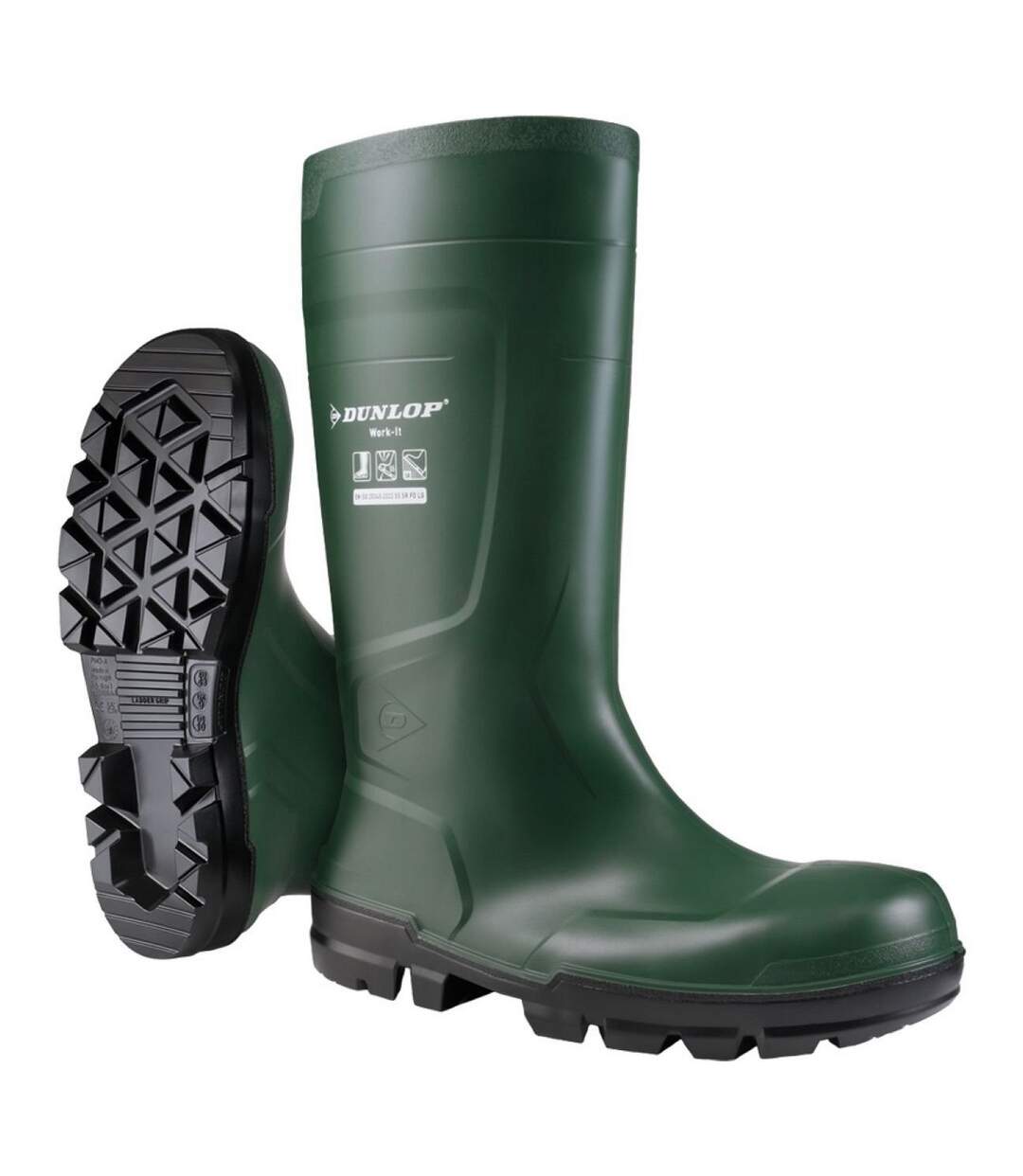 Bottes de pluie jobguard adulte vert Dunlop-1