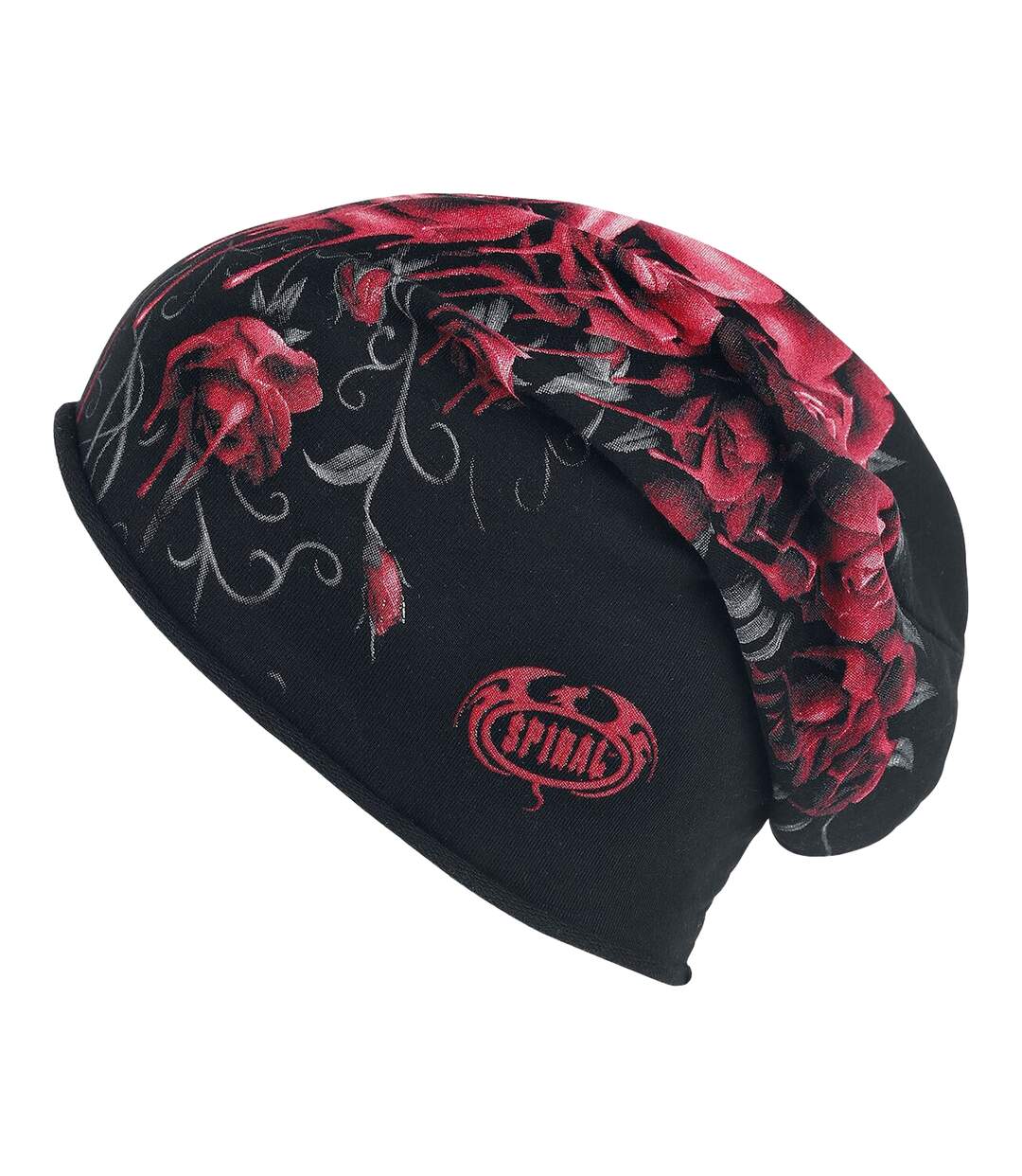 Bonnet adulte noir / bordeaux / gris Spiral-3