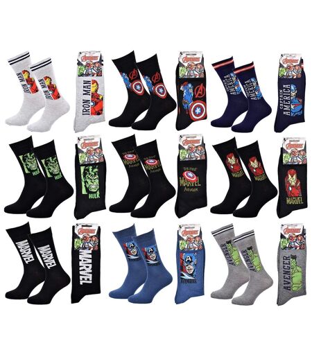 Chaussettes Pack Cadeaux Homme LICENCE Pack 9 Paires MARV24