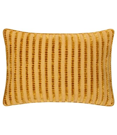 Giyla chenille cushion cover 35cm x 50cm gold Furn