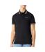 Polo noir/rouge homme teddy smith pasian - m-2