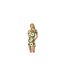 Robe Courte Soirée Motif/style Floral Femme Kaki AX Paris-1