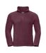 Russell Mens Zip Neck Outdoor Fleece Top (Burgundy) - UTPC5938