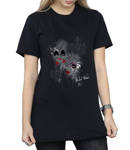 Disney - T-shirt VILLAINS WICKED WOMEN - Femme (Noir) - UTBI16884