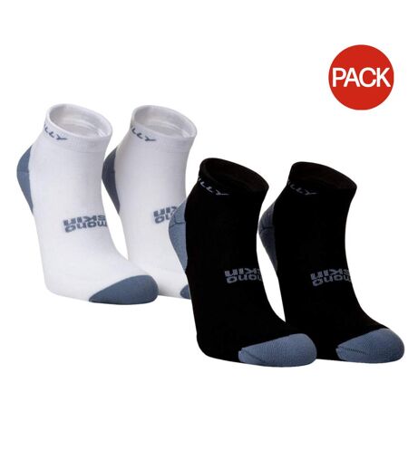 Socquettes Homme Blanc Noir Gris Hilly