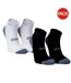 Socquettes Homme Blanc Noir Gris Hilly-1