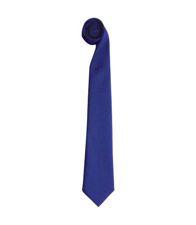 Premier Tie - Men Plain Work Tie (Pack of 2) (Royal) (One Size)