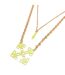 Play Double Arrow Necklace One Size Gold Off White-2