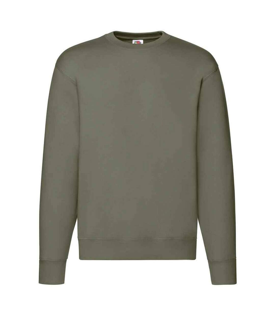 Sweat premium homme olive classique Fruit of the Loom-1