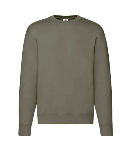 Sweat premium homme olive classique Fruit of the Loom