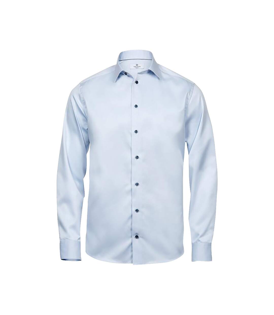 Tee Jays Mens Luxury Comfort Fit Long Sleeve Oxford Shirt (Light Blue/Blue) - UTPC3477