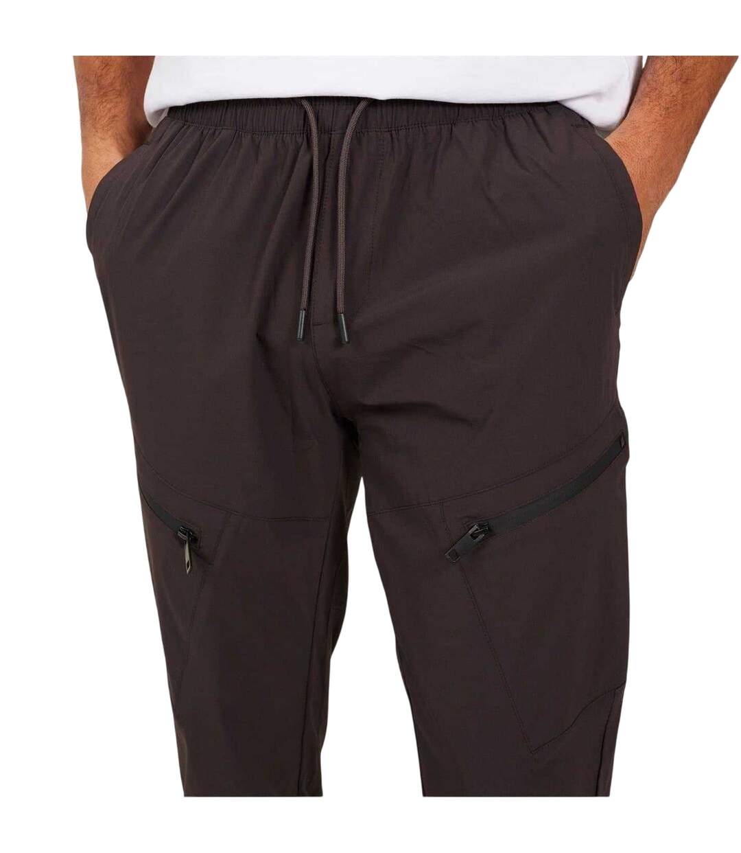 Pantalon À Poches Homme Gris Foncé Brave Soul-4