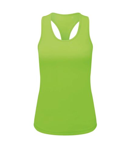 Womens/ladies performance recycled undershirt light green TriDri