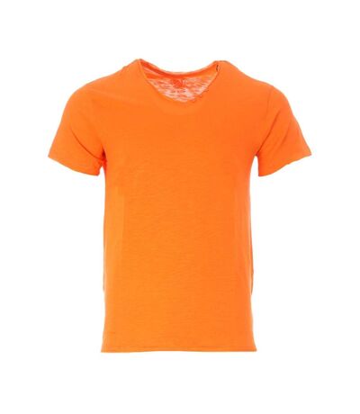 T-shirt Orange Homme American People Sunny - L