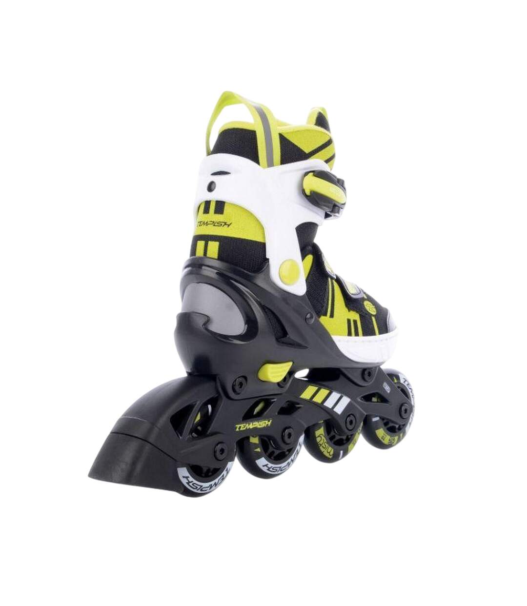 Patins À Roulettes Alignées Misty Duo Enfant 30-32 Fr Noir Jaune Tempish-2