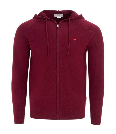 Veste À Capuche Homme Bordeaux Lee Cooper