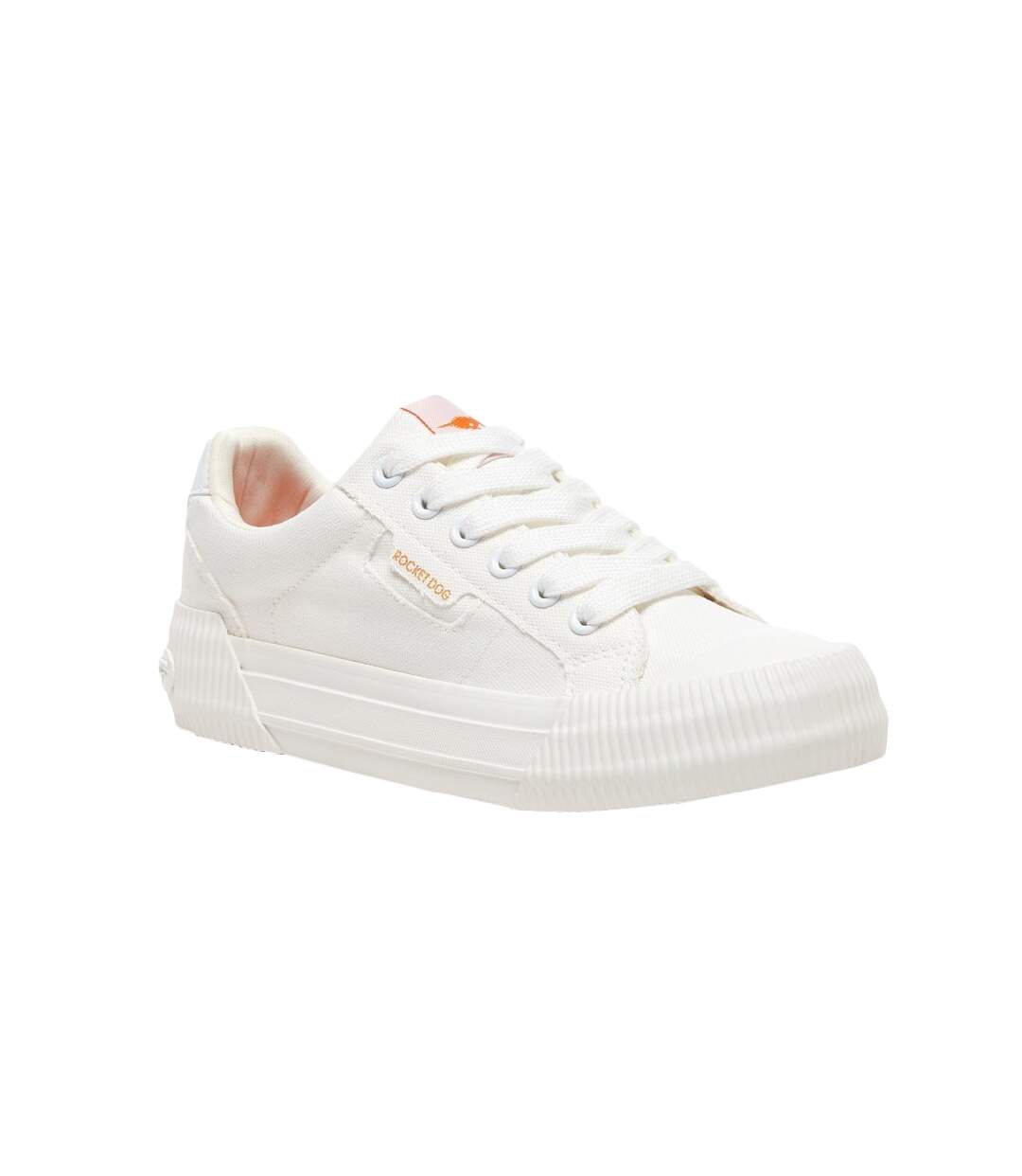 Womens/ladies Cheery Trainers White Rocket Dog-1