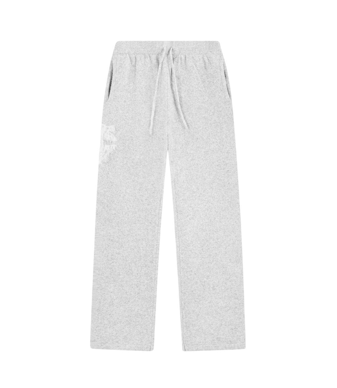 Pantalon De Jogging Femme Gris Couture-2
