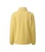 Womens/ladies Soft Touch Quarter Zip Sweatshirt Lemon White Lazy Jacks-2
