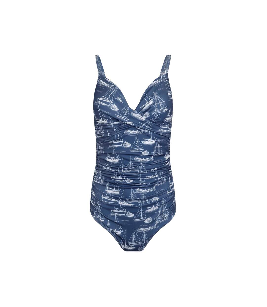 Maillot de bain 1 pièce penelope femme bleu marine pastel Weird Fish-1
