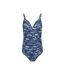 Maillot de bain 1 pièce penelope femme bleu marine pastel Weird Fish-1