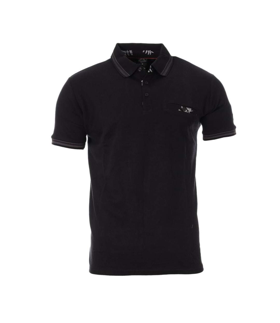 Polo Noir Homme RMS26 91199 - L