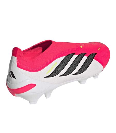 Mens Predator League Firm Ground Football Boots Pink Black White Adidas