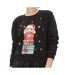 Sweat de Noel Noir Femme Only Onlyda Christmas - M