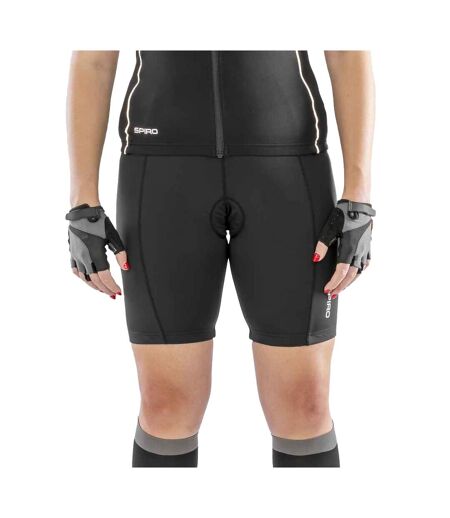 Short De Motard Femme Noir Spiro