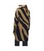 Gilet long noir/camel femme vero moda nancy-2
