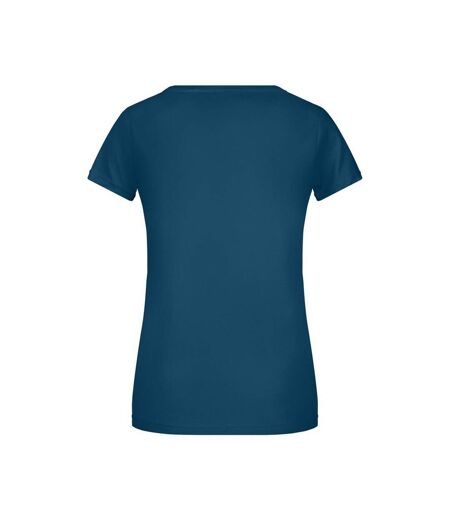 T-shirt Basic Femme Bleu Pétrole James And Nicholson