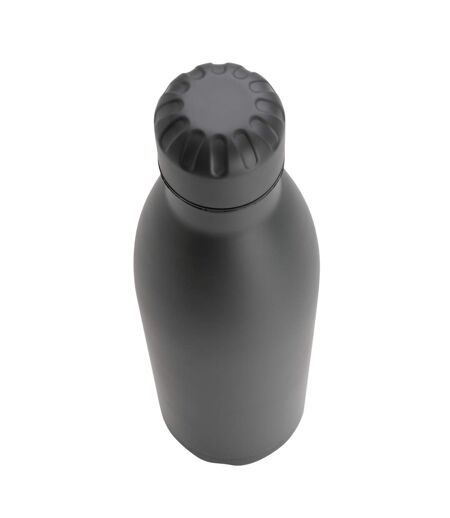Stainless steel 750ml water bottle one size grey XD Collection