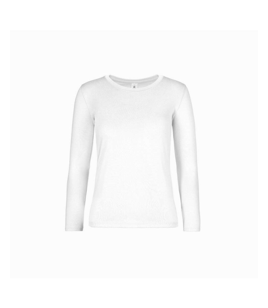 T-shirt #e190 femme blanc B&C