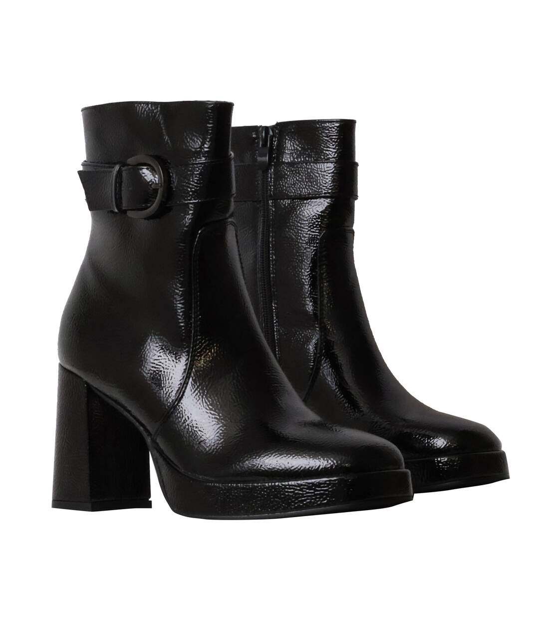 Bottines à Talon et Zip Super Mode-3