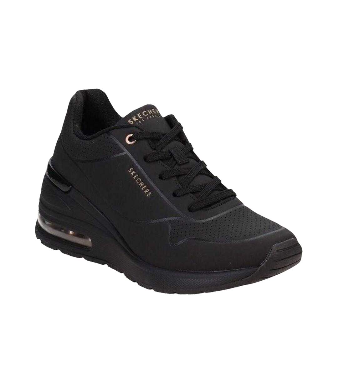 Baskets Million Air Femme Noir Skechers-3