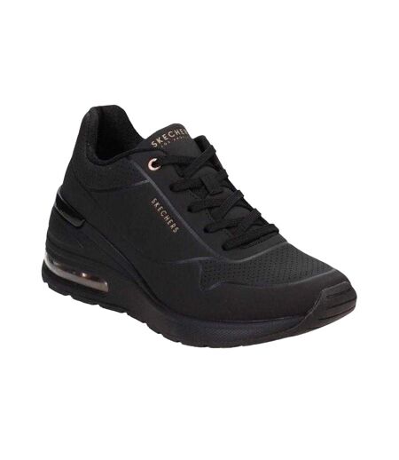 Baskets Million Air Femme Noir Skechers