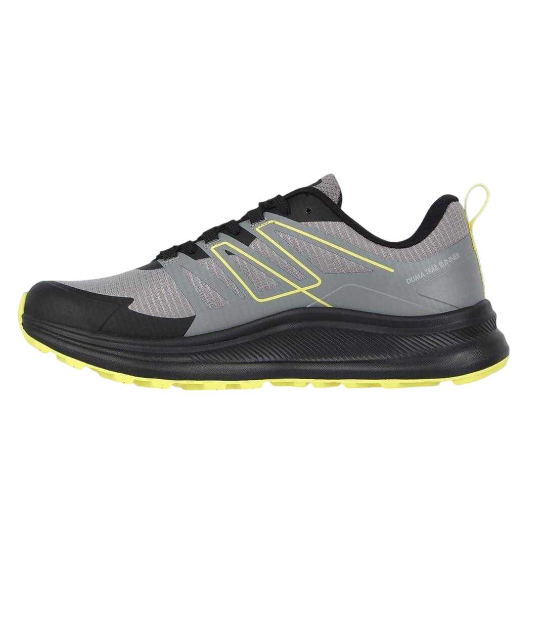 Mens Duma 00 Trainers Grey Black Fluro Yellow Karrimor-3