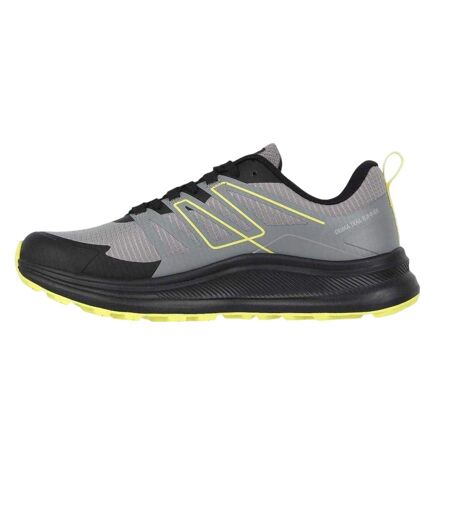 Mens Duma 00 Trainers Grey Black Fluro Yellow Karrimor