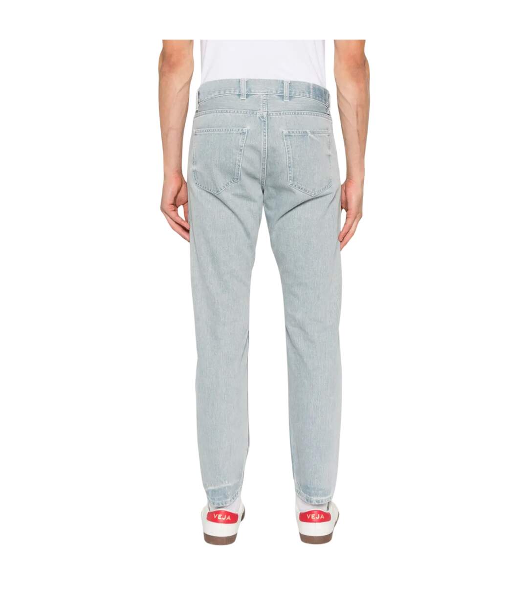 Jean Femme Bleu Blanc Off White-2