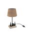 Lampe en métal et bois décor Forêt 1 ours + 2 sapins